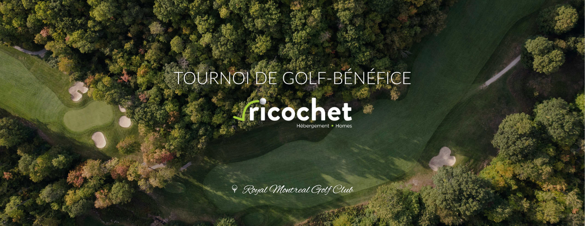 Tournoi de golf-bénéfice Ricochet 2026